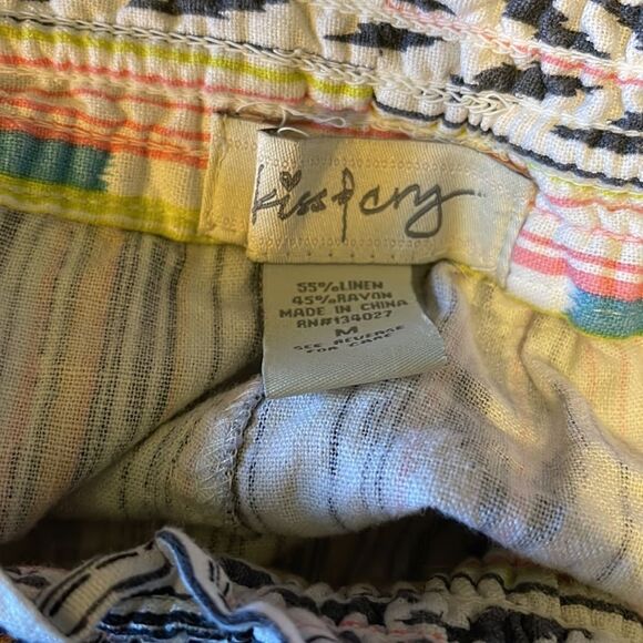Kiss & Cry Multicolored Striped Drawstring Waistband Shorts Medium M - Picture 15 of 15